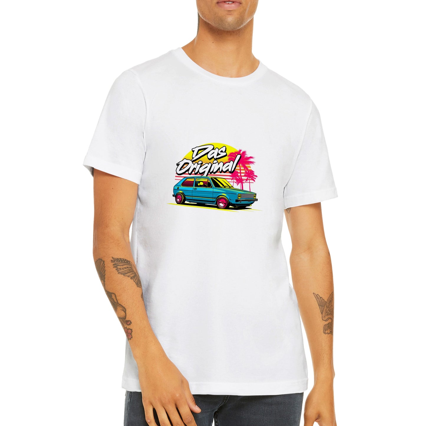 Auto-T-Shirt – Das Original – Golf-Kunstwerk – Premium-Unisex-T-Shirt 