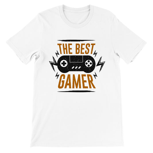 Unisex T-shirt med teksten The Best Gamer som gave til gamer