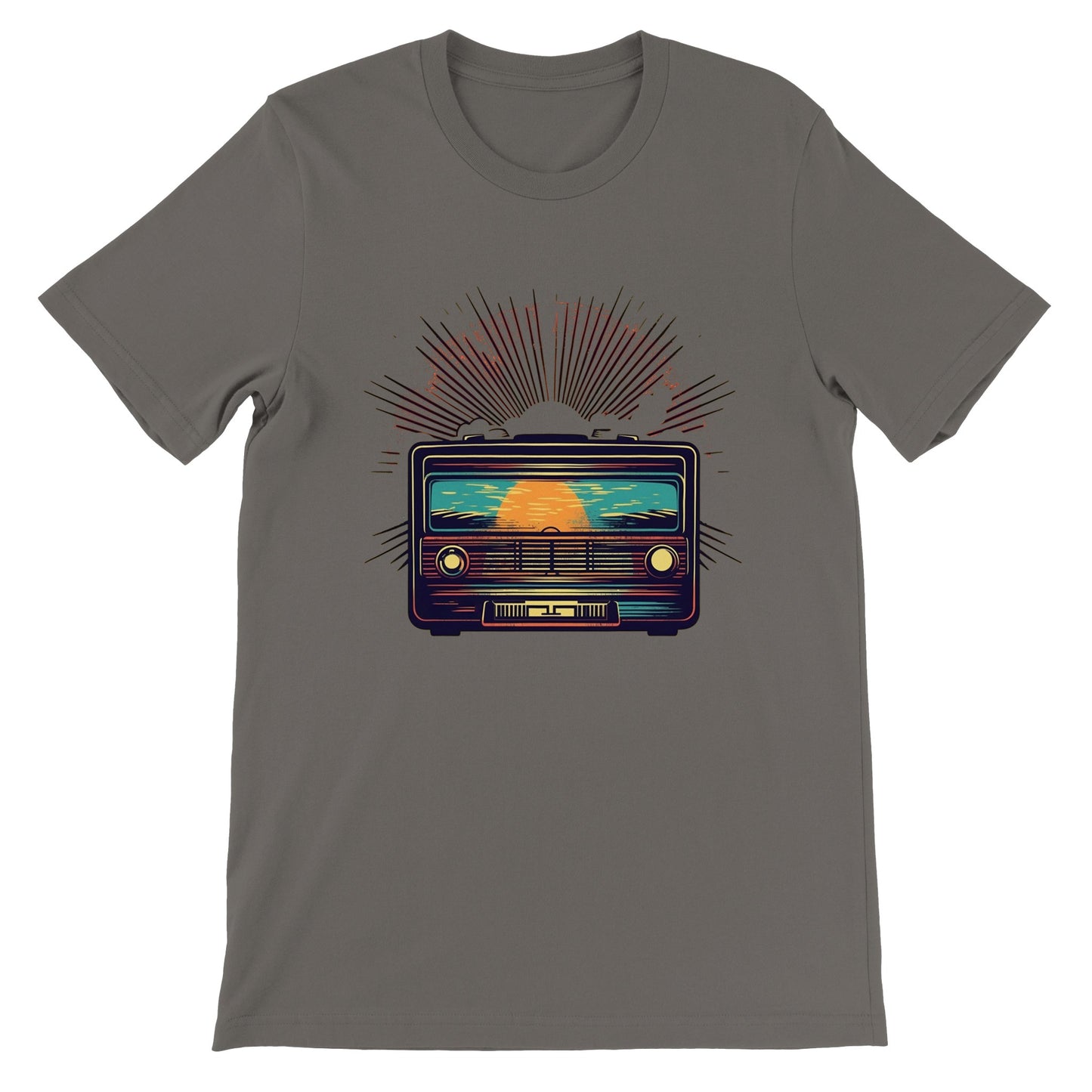 Artwork T-shirt - Vintage Radio Artwork - Premium Unisex T-shirt