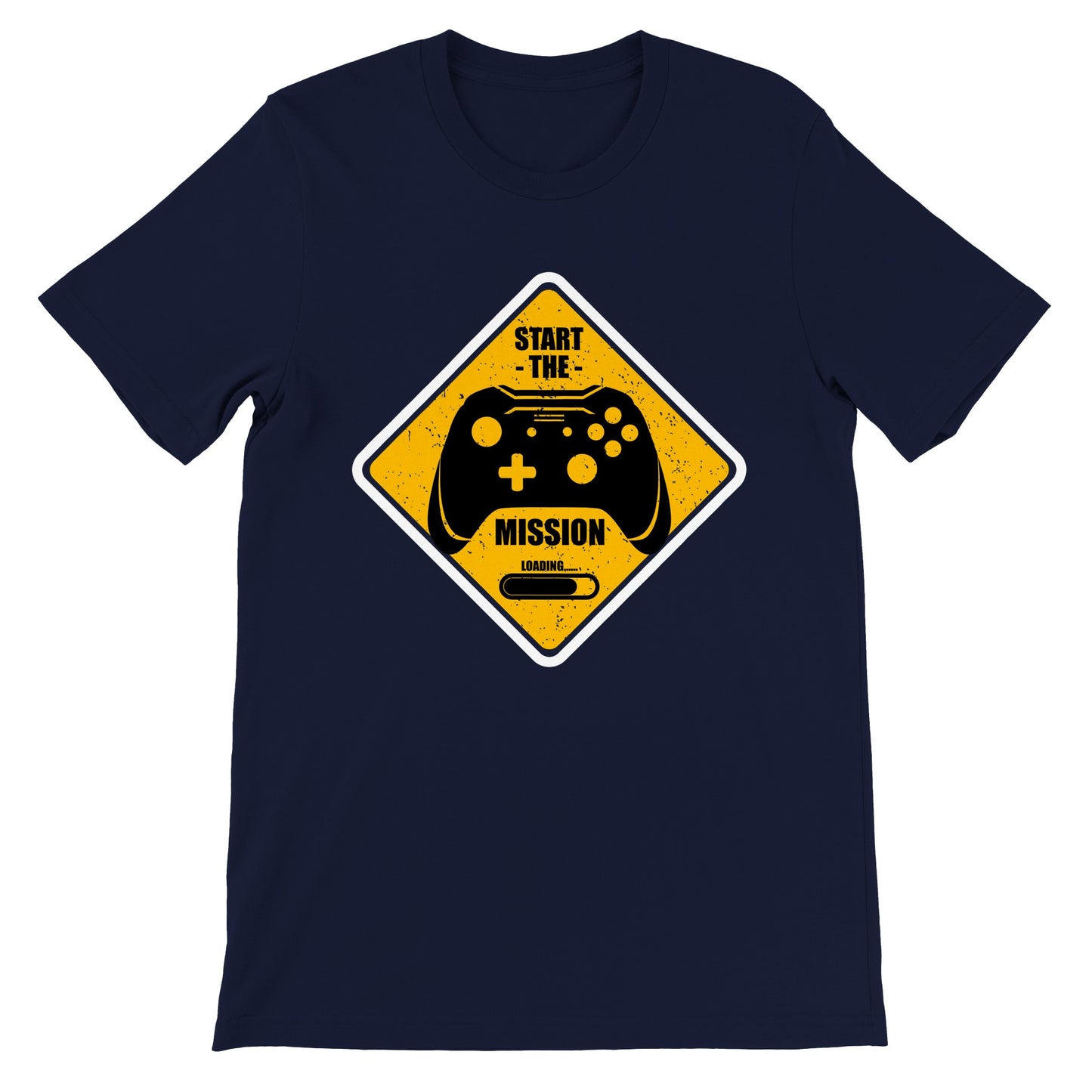 Gaming T-shirt - Start The Mission Loading - Premium Unisex T-shirt