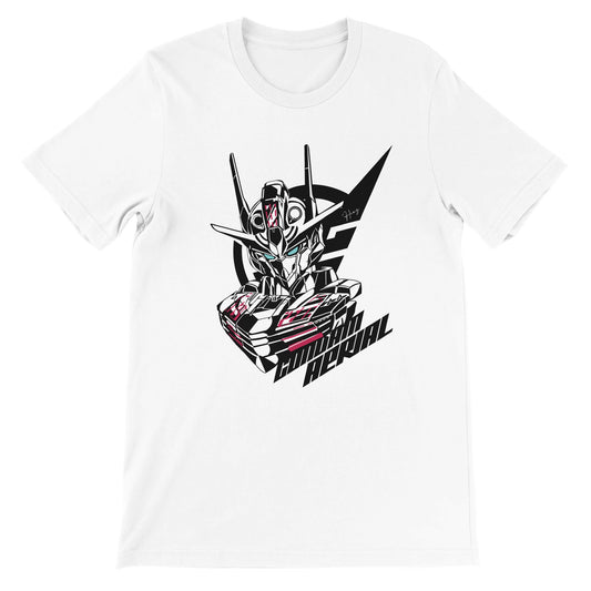 Gundam T-Shirt - Gundam Aerial Artwork - Premium Unisex T-Shirt