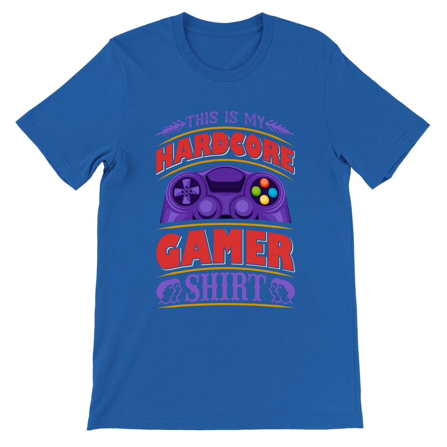 Gaming T-shirts - This Is My Hardcore Gamer Shirt - Premium Unisex T-shirt 