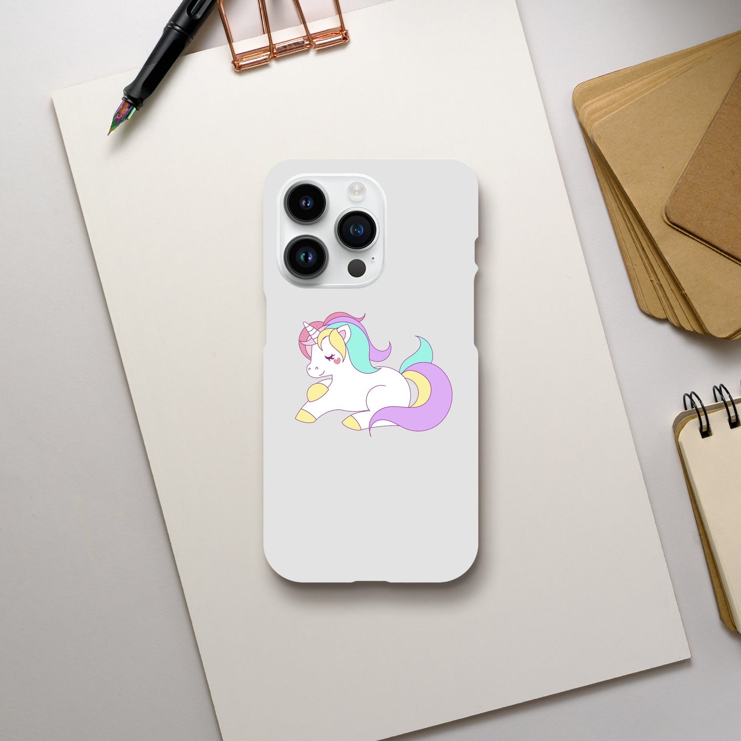 Slim Mobil Cover Artwork Unicorn - Iphone - Samsung