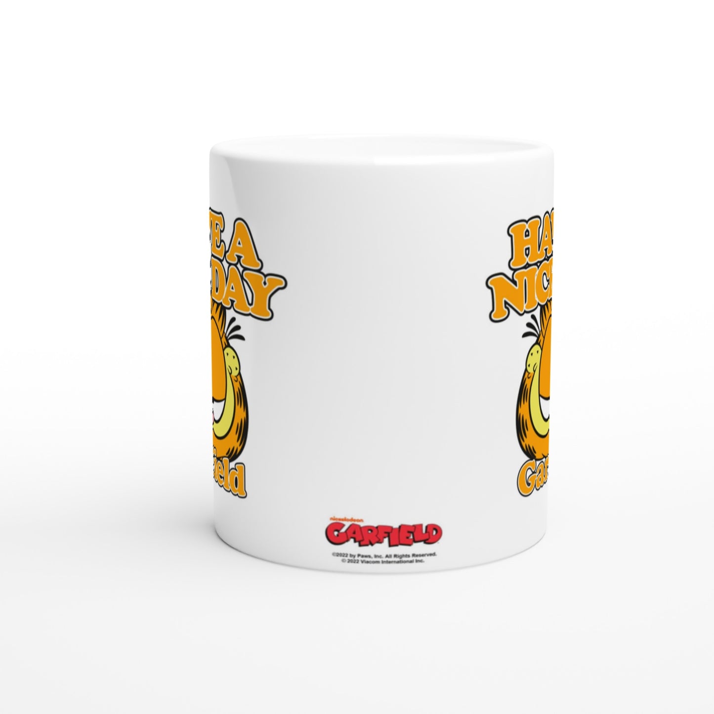 Offizielle Garfield-Tasse – Have A Nice Day – 330 ml, weiße Tasse