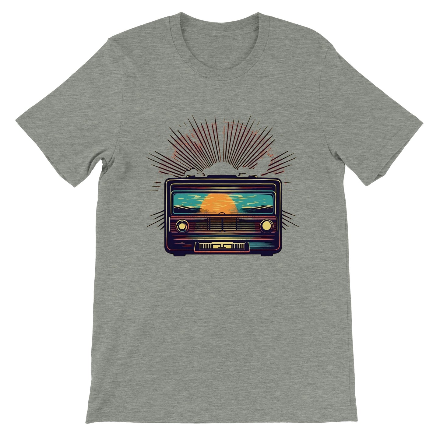 Artwork T-shirt - Vintage Radio Artwork - Premium Unisex T-shirt