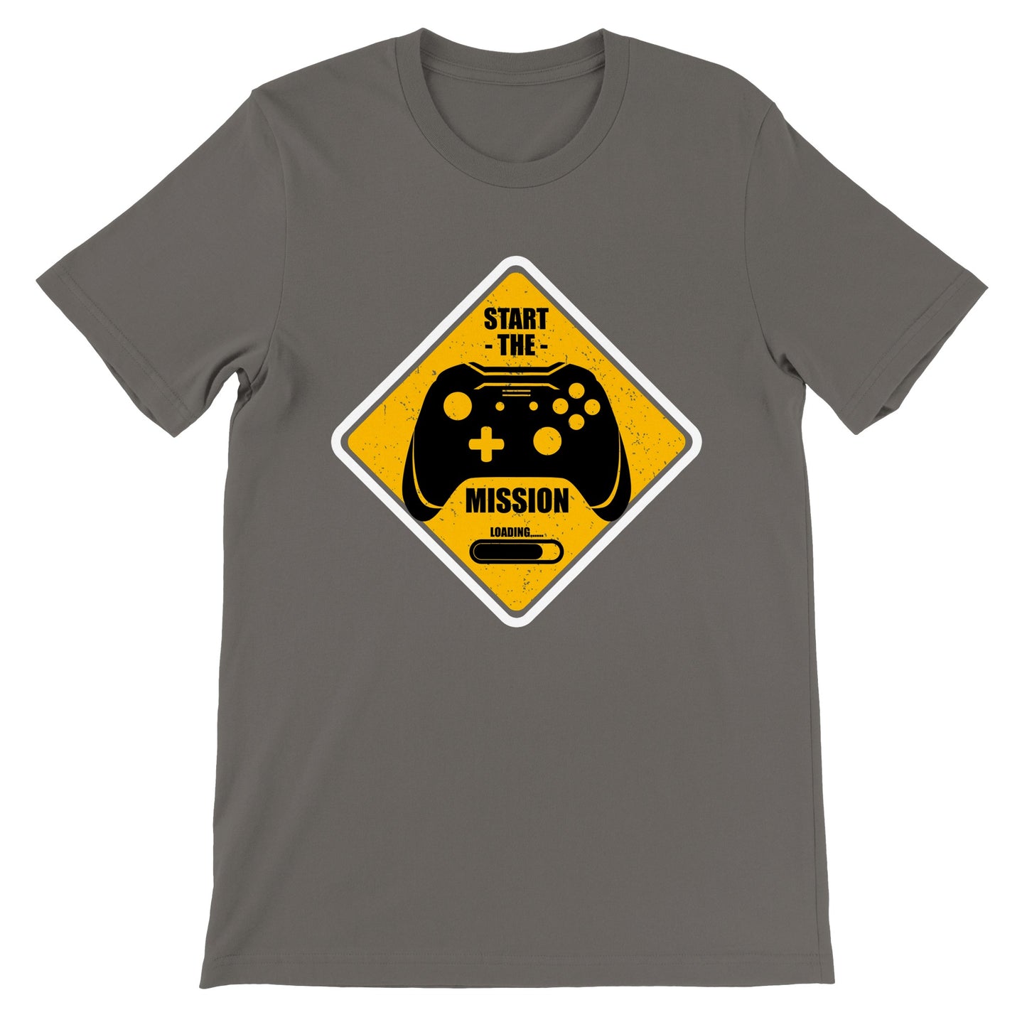 Gaming T-shirt - Start The Mission Loading - Premium Unisex T-shirt