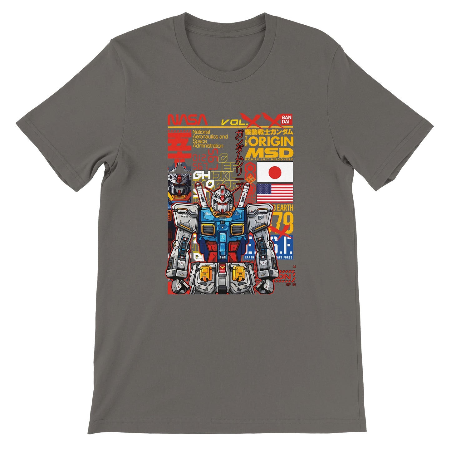 Gundam T-shirts - Gundam Artwork Vol 3 - Premium Unisex T-shirt