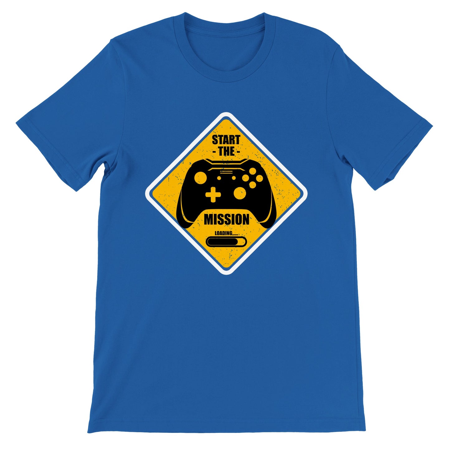 Gaming T-shirt - Start The Mission Loading - Premium Unisex T-shirt