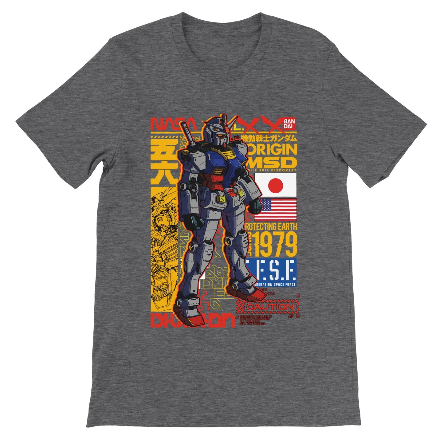 Gundam T-shirts - Gundam Artwork Vol 1 - Premium Unisex T-shirt
