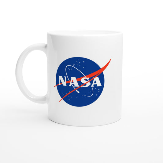 Officielt NASA Krus - NASA Logo - 330ml Hvidt Krus