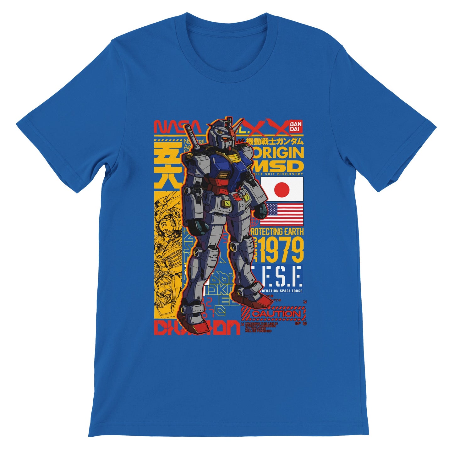 Gundam T-Shirts – Gundam Artwork Vol 1 – Premium Unisex T-Shirt