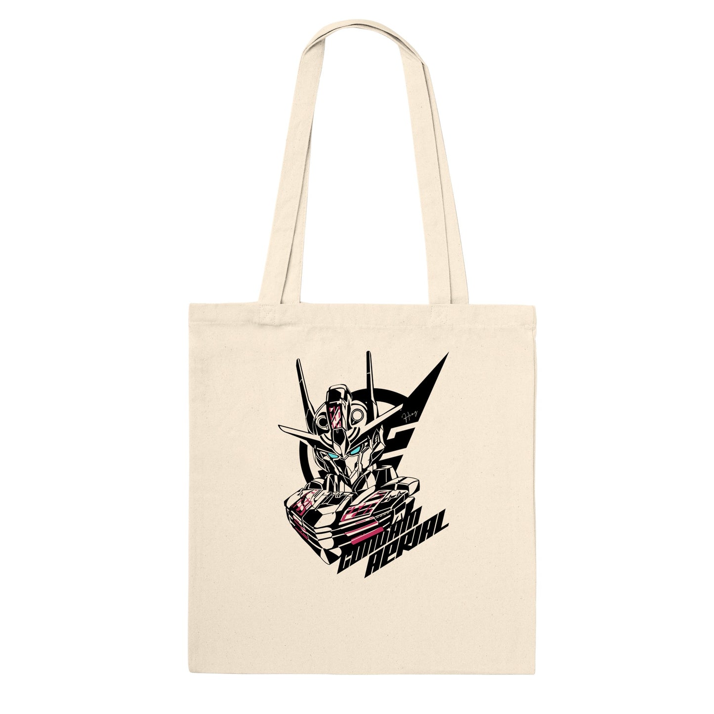 Gundam Tote Bag - Gundam Aerial Artwork - Premium Tote Bag