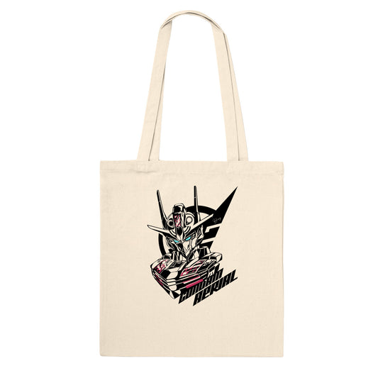 Gundam Tote Bag - Gundam Aerial Artwork - Premium Tote Bag