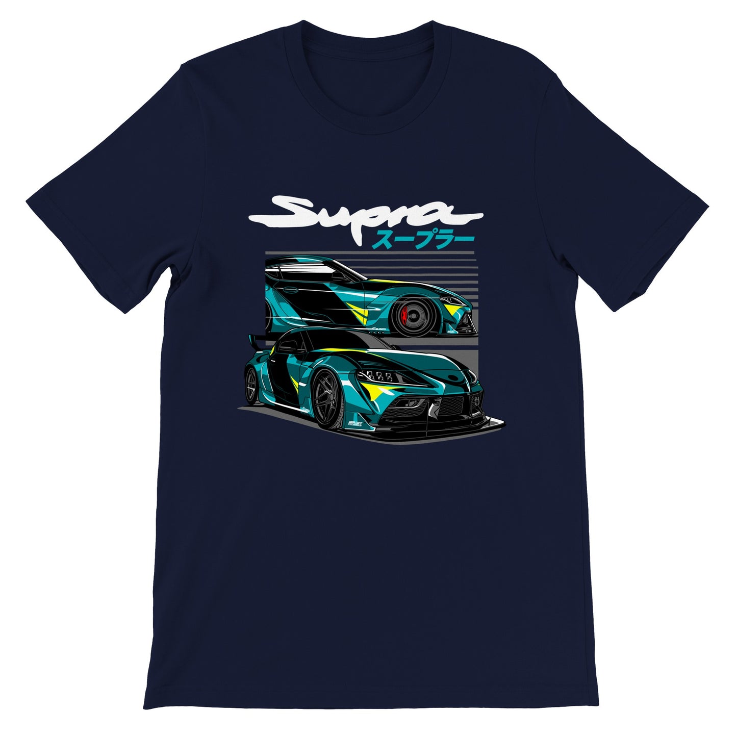 Auto-T-Shirt – Legendärer Supra – The Japanese King Artwork – Premium-Unisex-T-Shirt 