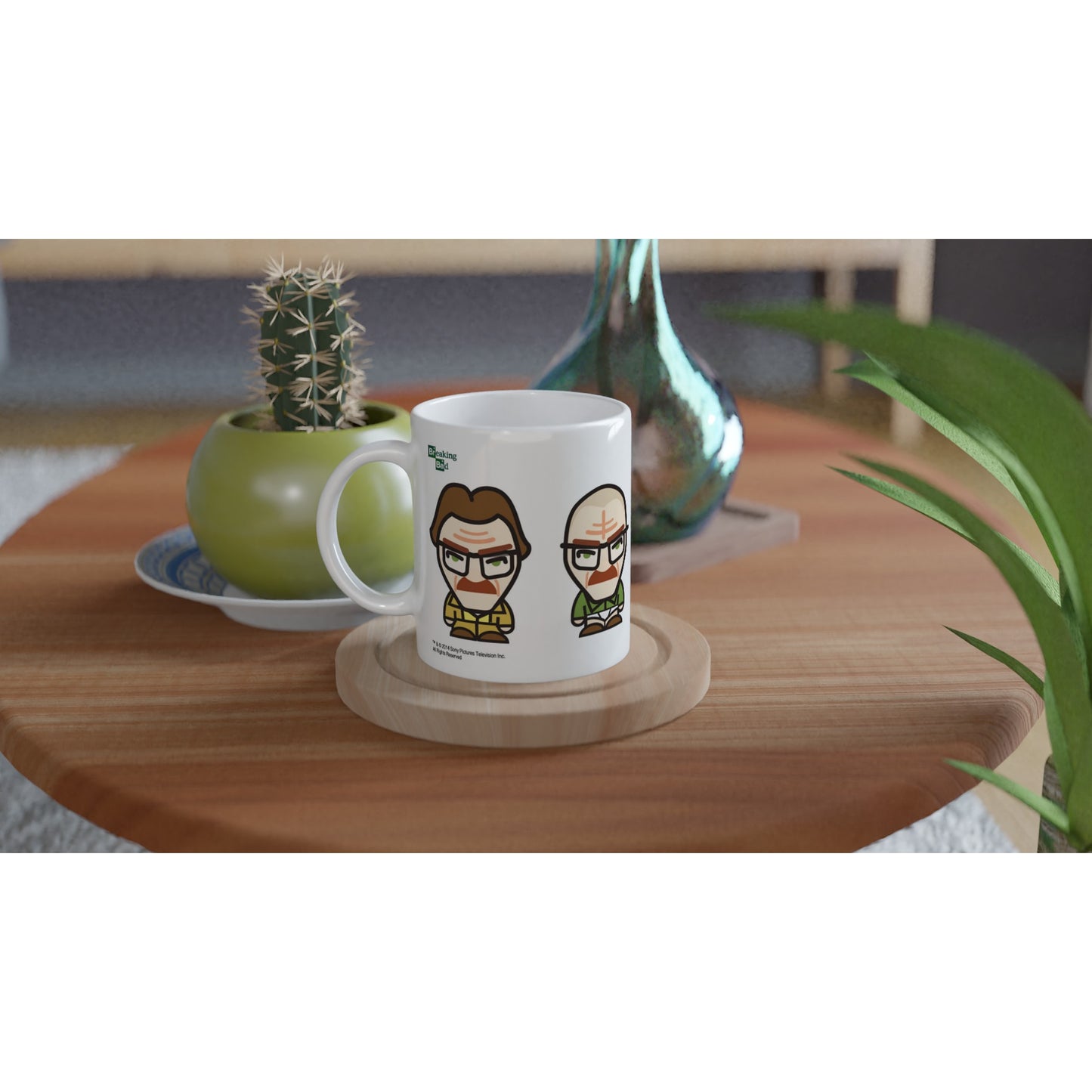 Offizielle Breaking Bad Tasse – Walter White Minions – 330 ml weiße Tasse