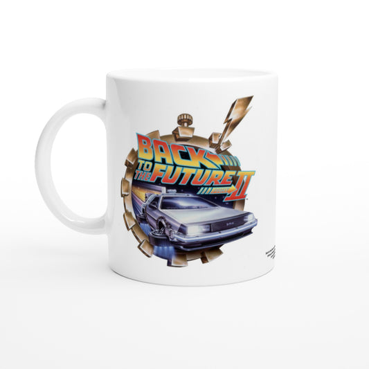 Official Back To The Future II Mug - BTTF II logo - 330ml White Mug