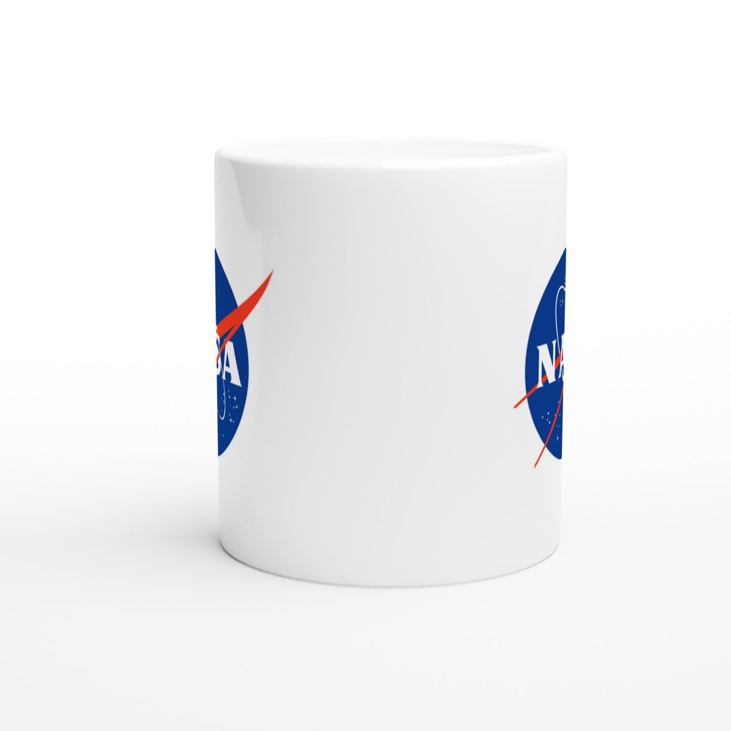 Offizielle NASA-Tasse – NASA-Logo – 330 ml, weiße Tasse