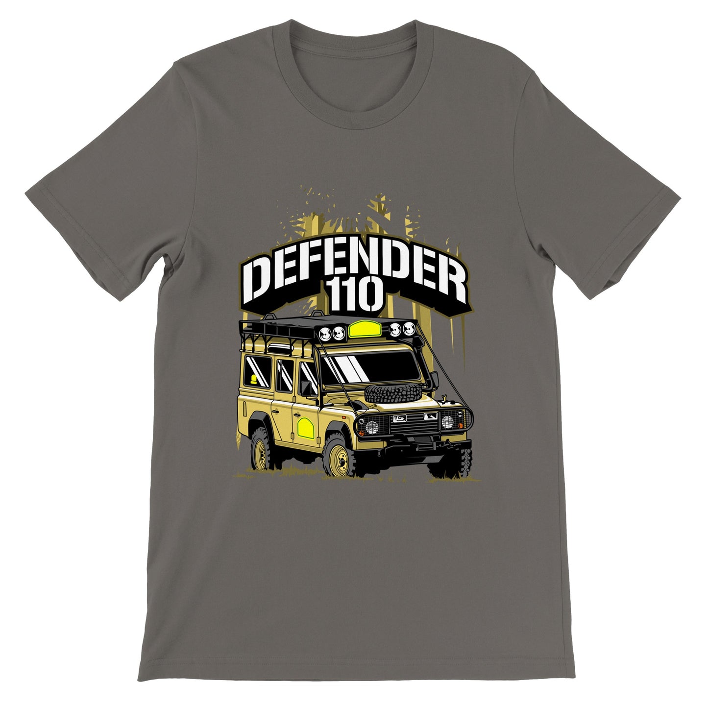 Auto-T-Shirt – The Defender 110 – Kunstwerk – Premium-Unisex-T-Shirt 