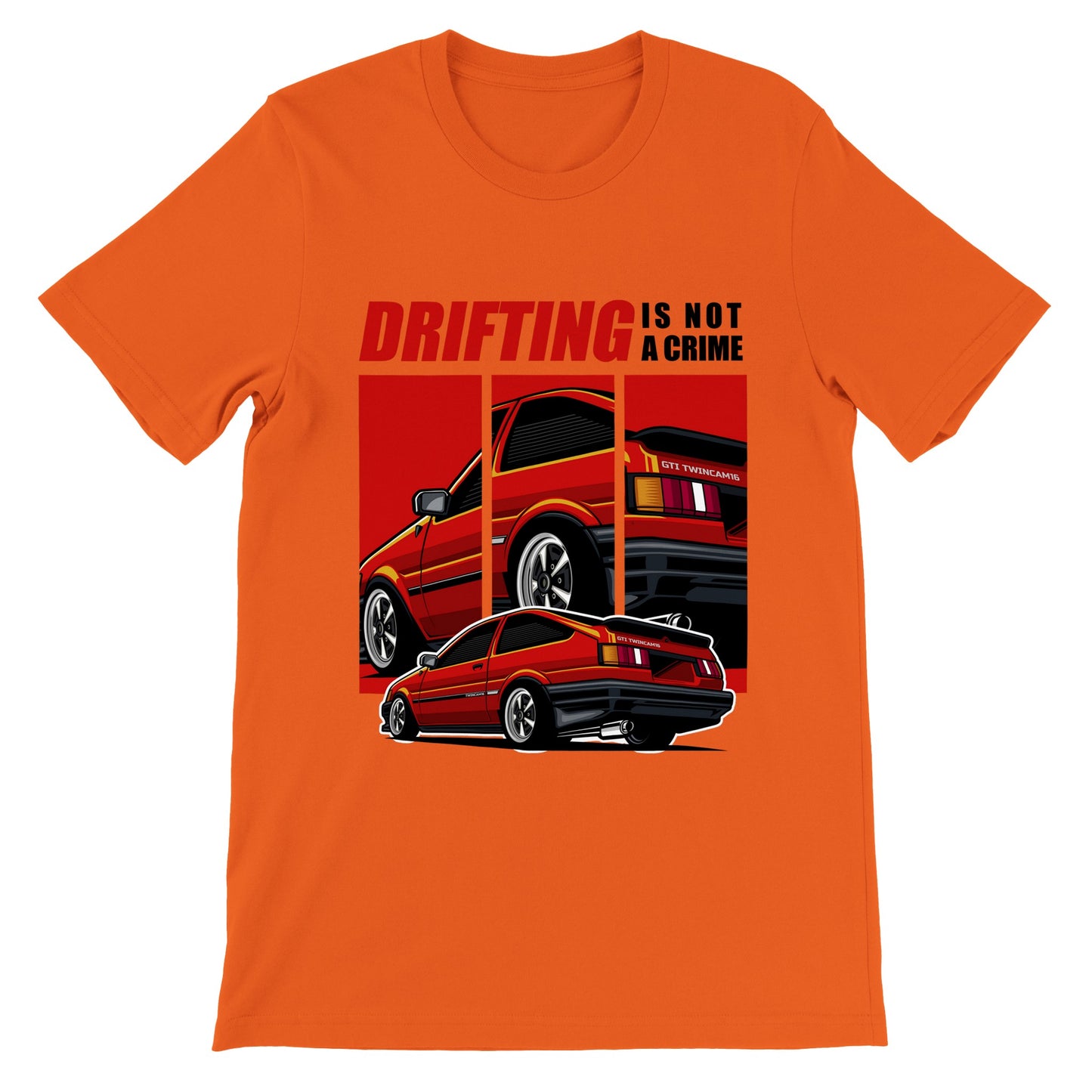 Car T-shirt - Supra The Japanese Drift King Artwork - Premium Unisex T-shirt 