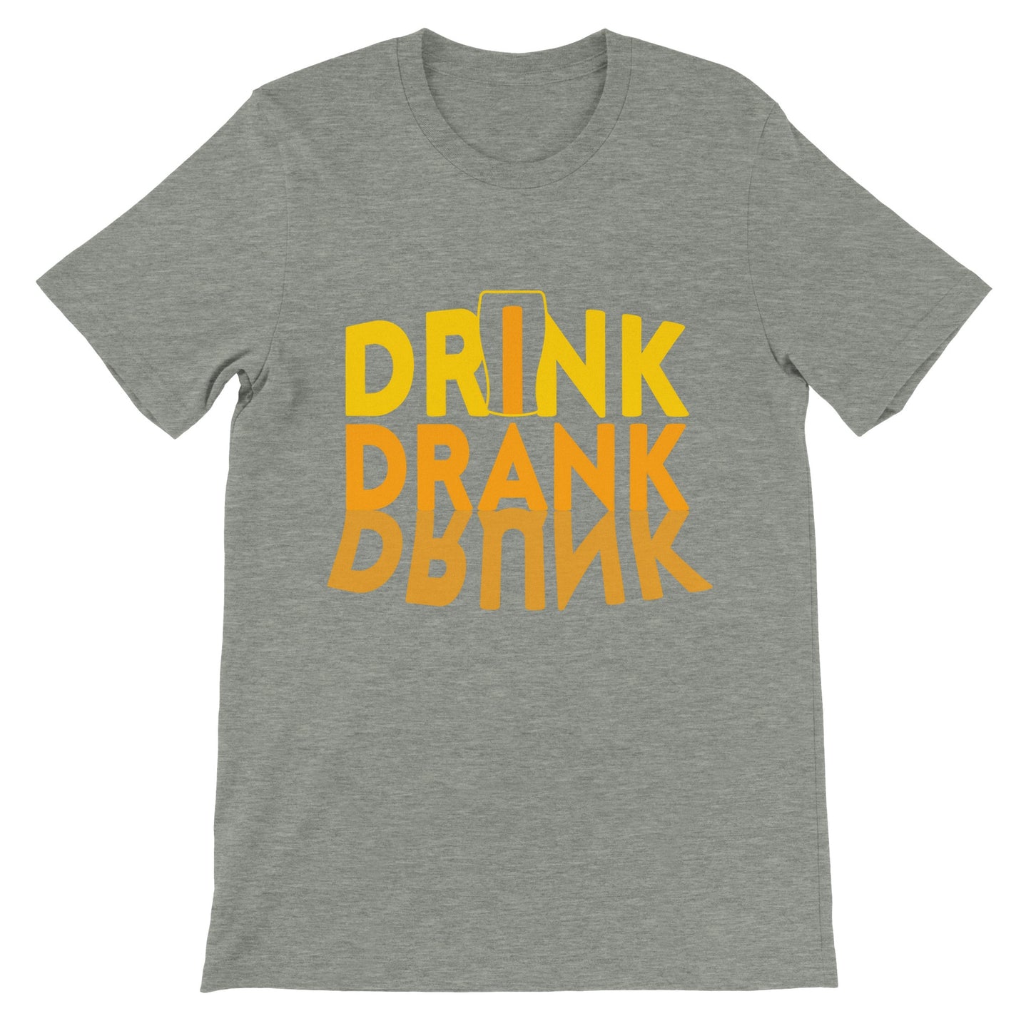 Lustige T-Shirts - Drink Drunk Drunk - Premium Unisex T-Shirt 