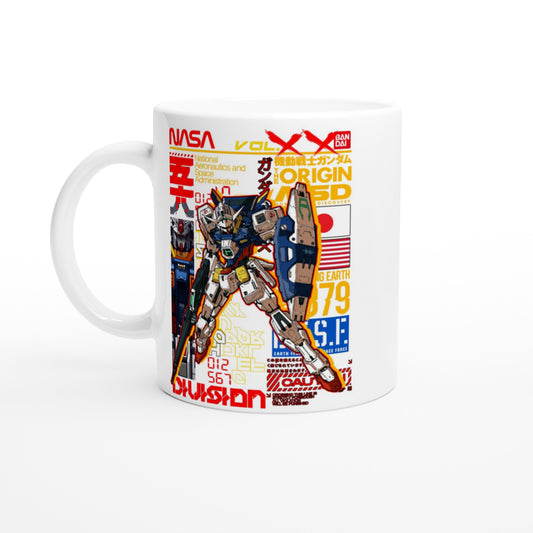 Kaffeetasse – Gundam Artwork Vol 2 – weiße Keramiktasse, 330 ml 