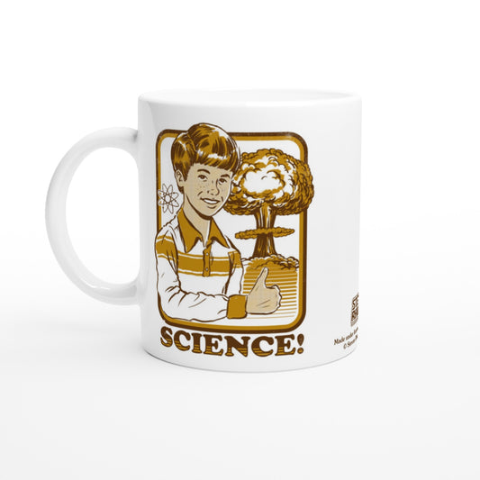 Official Steven Rhodes Mug - Science! - 330ml White Mug