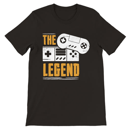 Gaming-T-Shirts – The Legend – Premium-Unisex-T-Shirt 