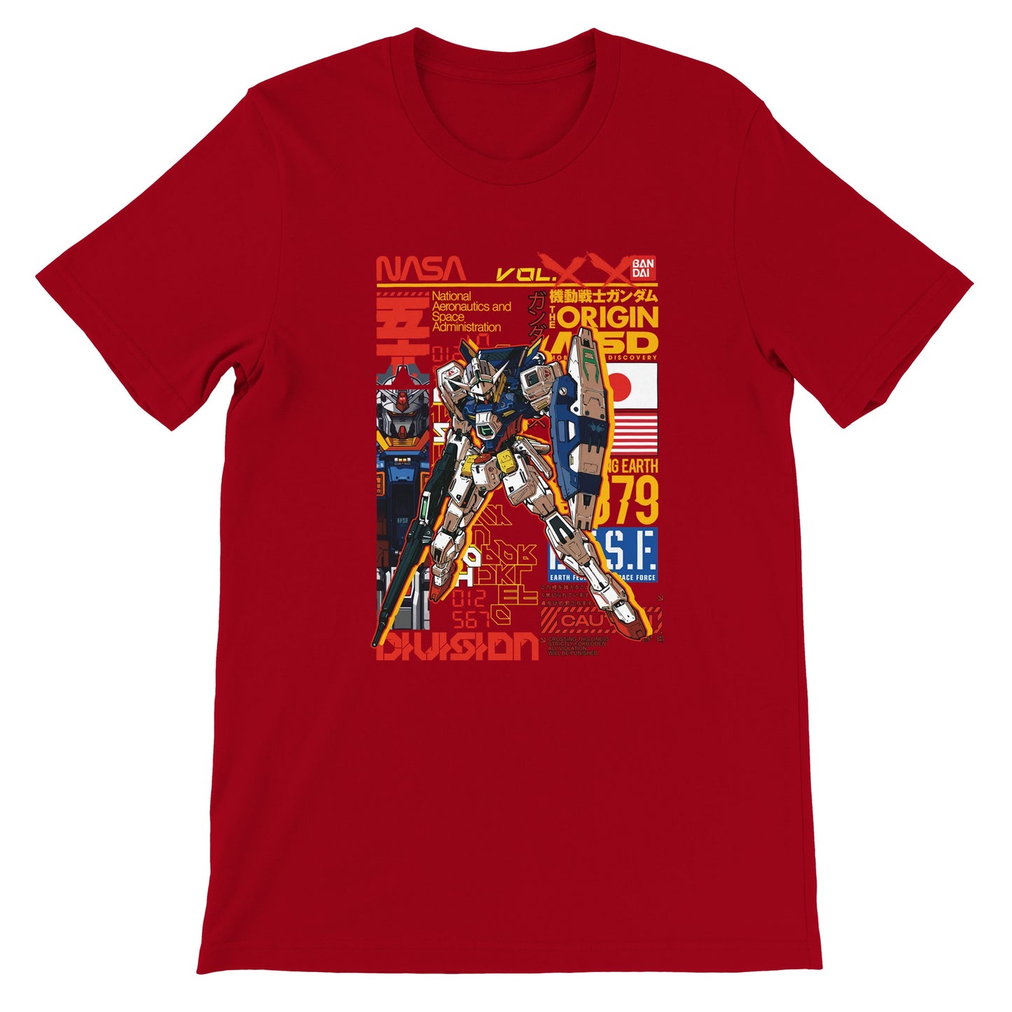 Gundam T-Shirt - Gundam Artwork Vol 2 - Premium Unisex T-Shirt 