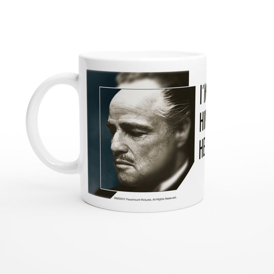 Officielt The Godfather Krus - Im Gonna Give Him An Offer He Cant Refuse - 330ml Hvidt Krus