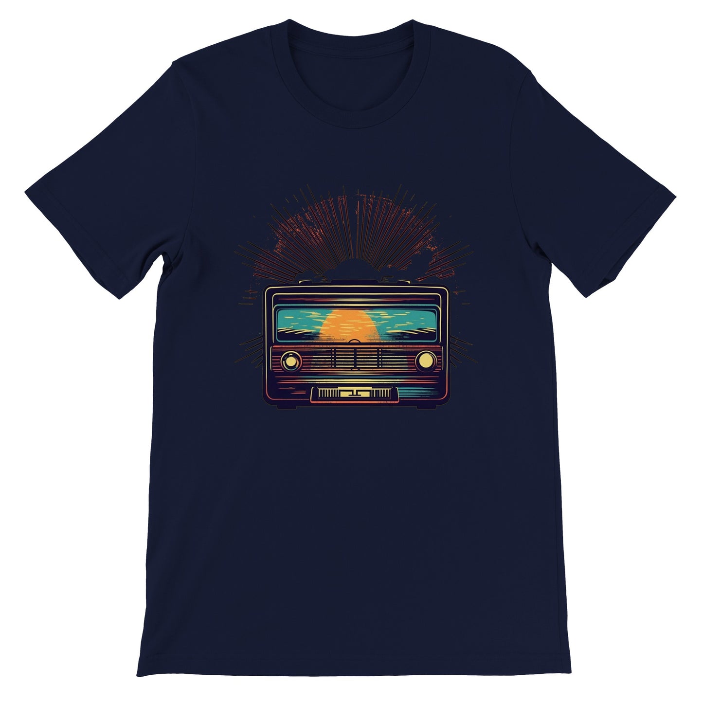 Artwork T-shirt - Vintage Radio Artwork - Premium Unisex T-shirt