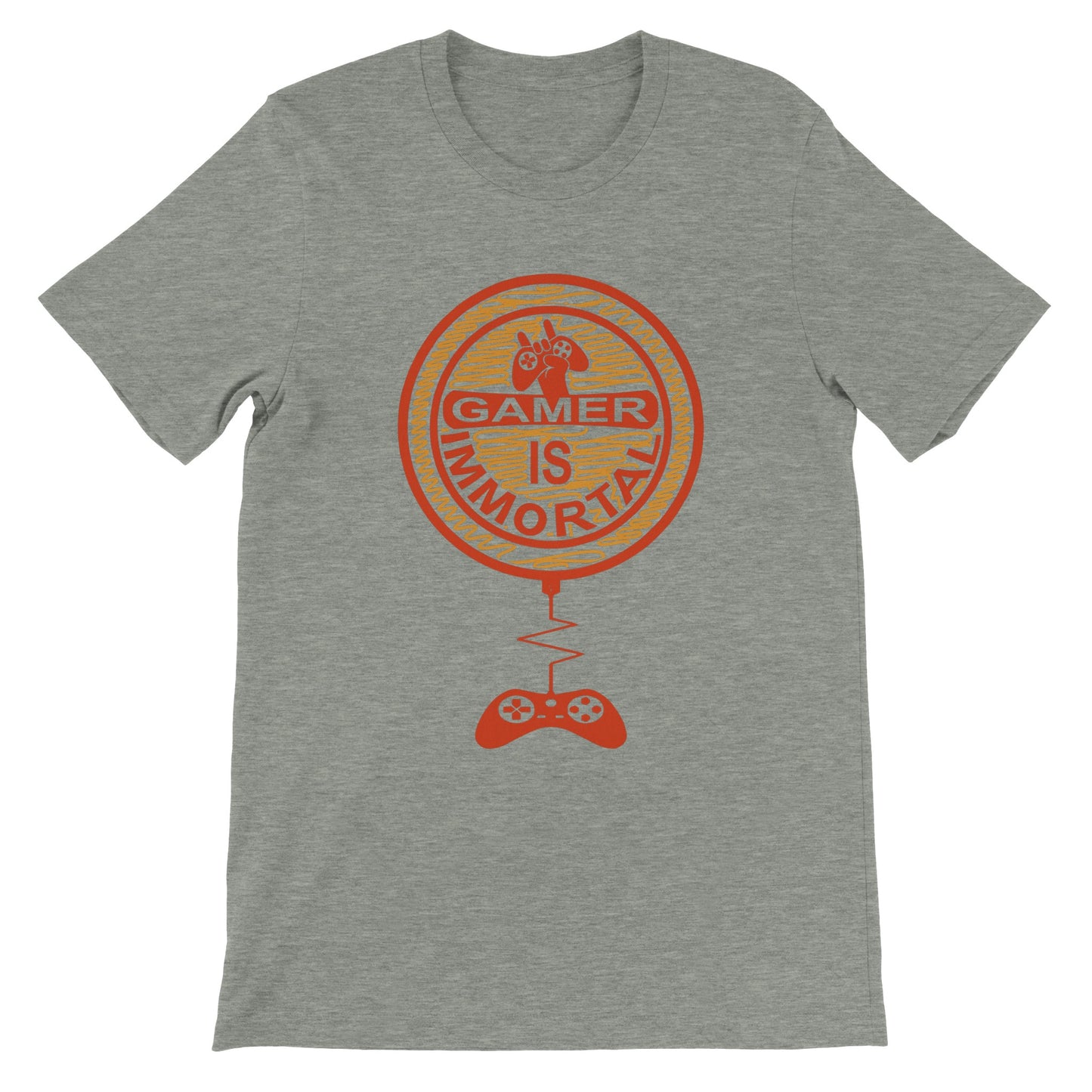 Gaming T-shirts - Gamer Is Immortal - Premium Unisex T-shirt