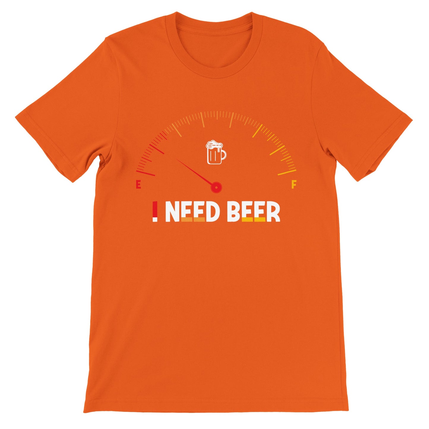 Lustige T-Shirts - I Need Beer - Premium Unisex T-Shirt 