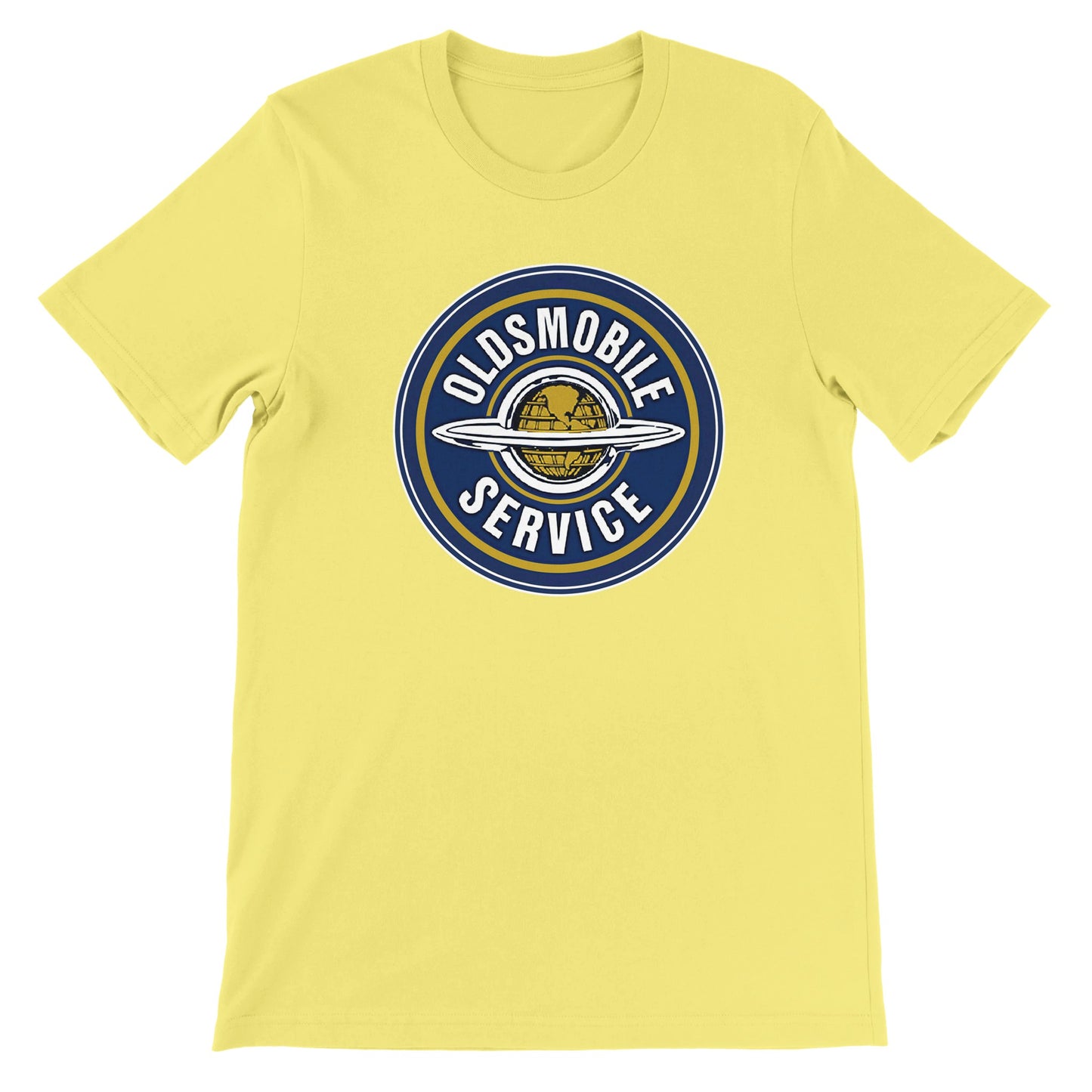 Auto-T-Shirt – Vintage verzerrtes Oldsmobile Service – Premium Unisex T-Shirt