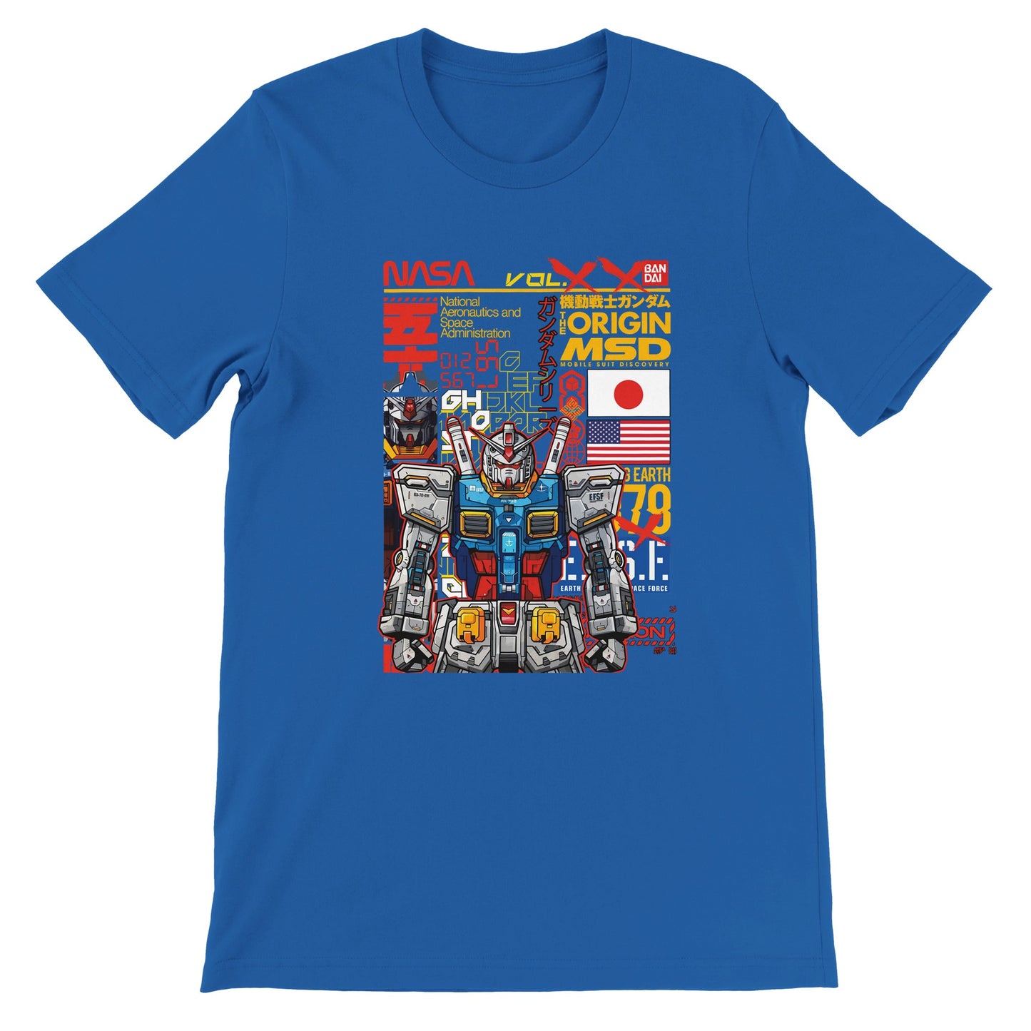Gundam T-Shirts - Gundam Artwork Vol 3 - Premium Unisex T-Shirt 