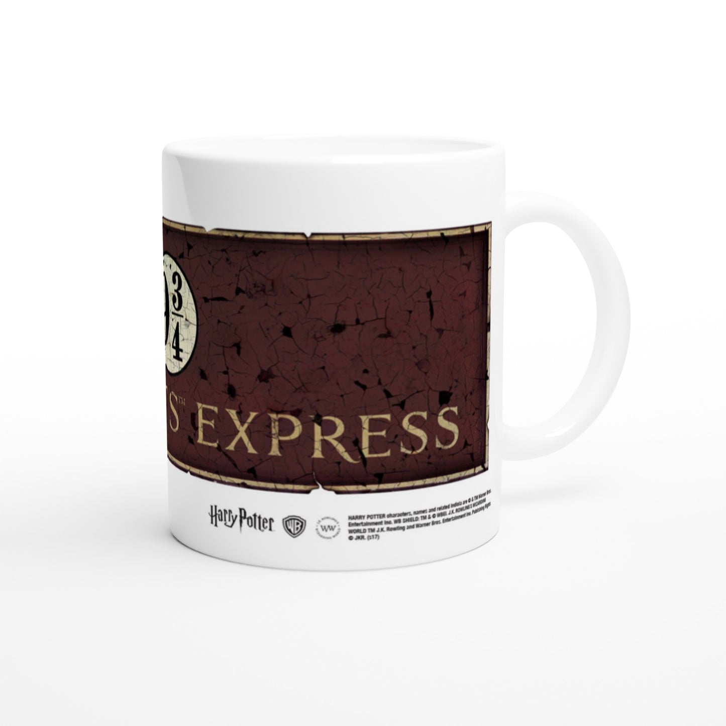 Official Harry Potter Mug - Hogwarts Express 9 3/4 - 330ml White Mug