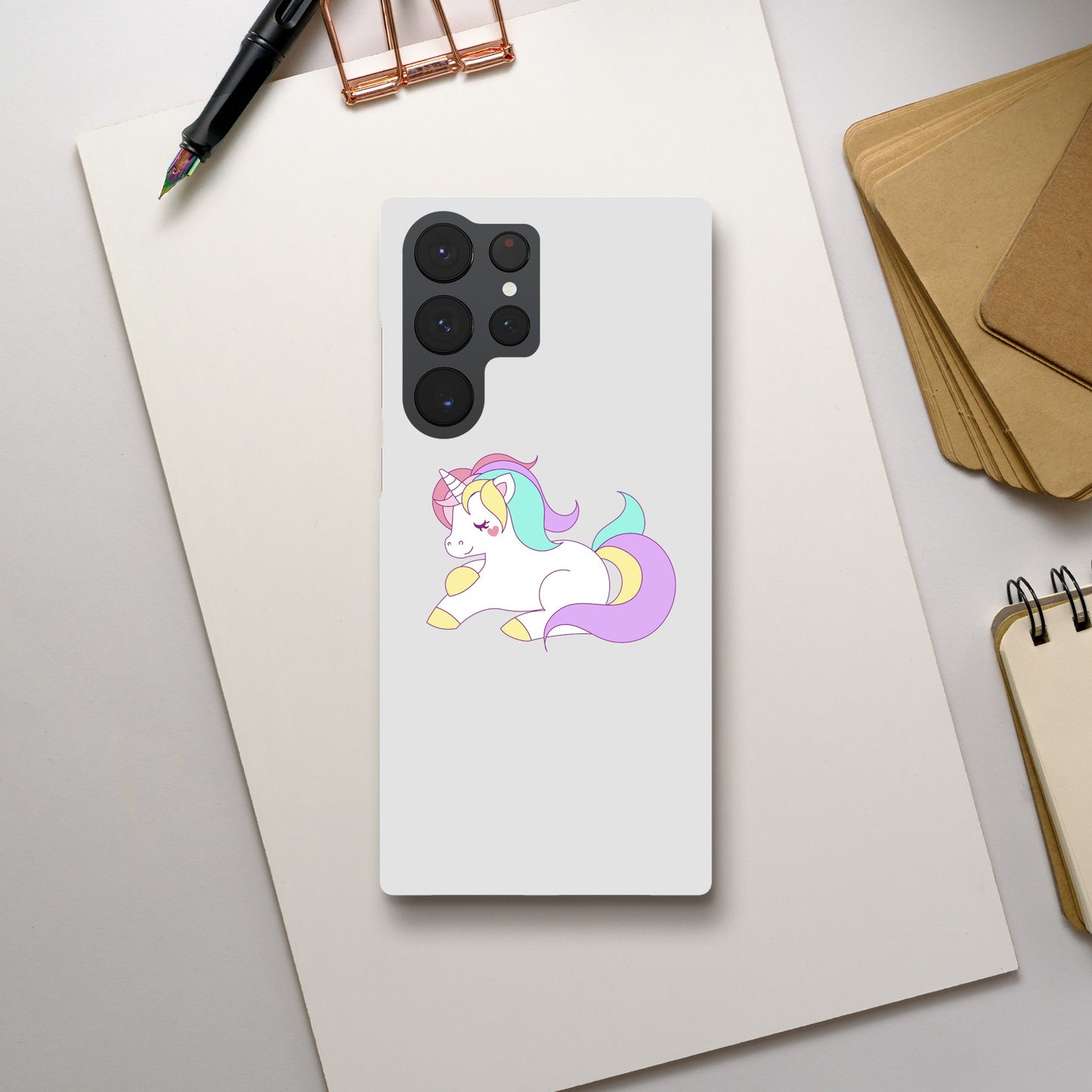 Slim Mobil Cover Artwork Unicorn - Iphone - Samsung