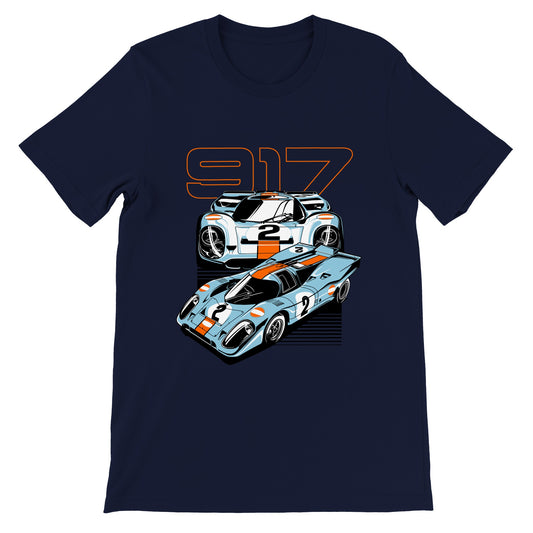 Car T-shirt - The Super Car 917 - Artwork - Premium Unisex T-shirt