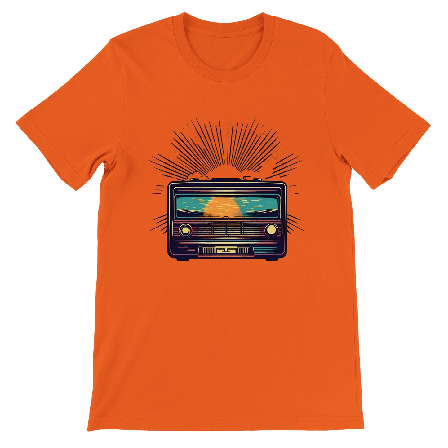 Artwork T-shirt - Vintage Radio Artwork - Premium Unisex T-shirt