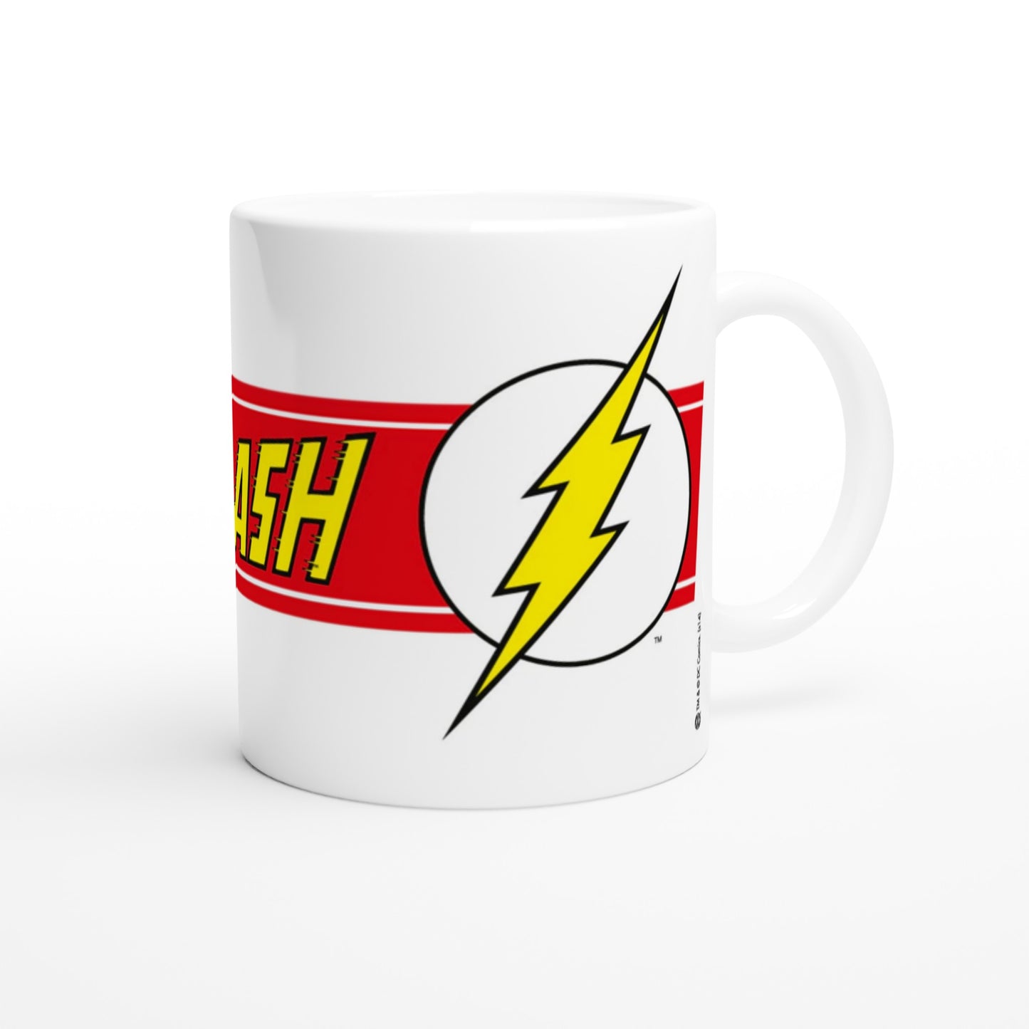 Officielt DC Comics Krus - The Flash - 330ml Hvidt Krus