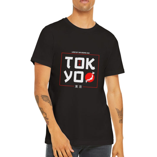 Japan Tokyo T-shirt med japansk inspireret artwork