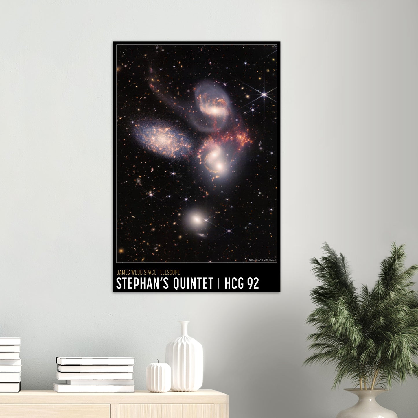 NASA-Poster – Quintett-Poster James Webb Space Telescope der NASA – hochwertiges mattes Papier