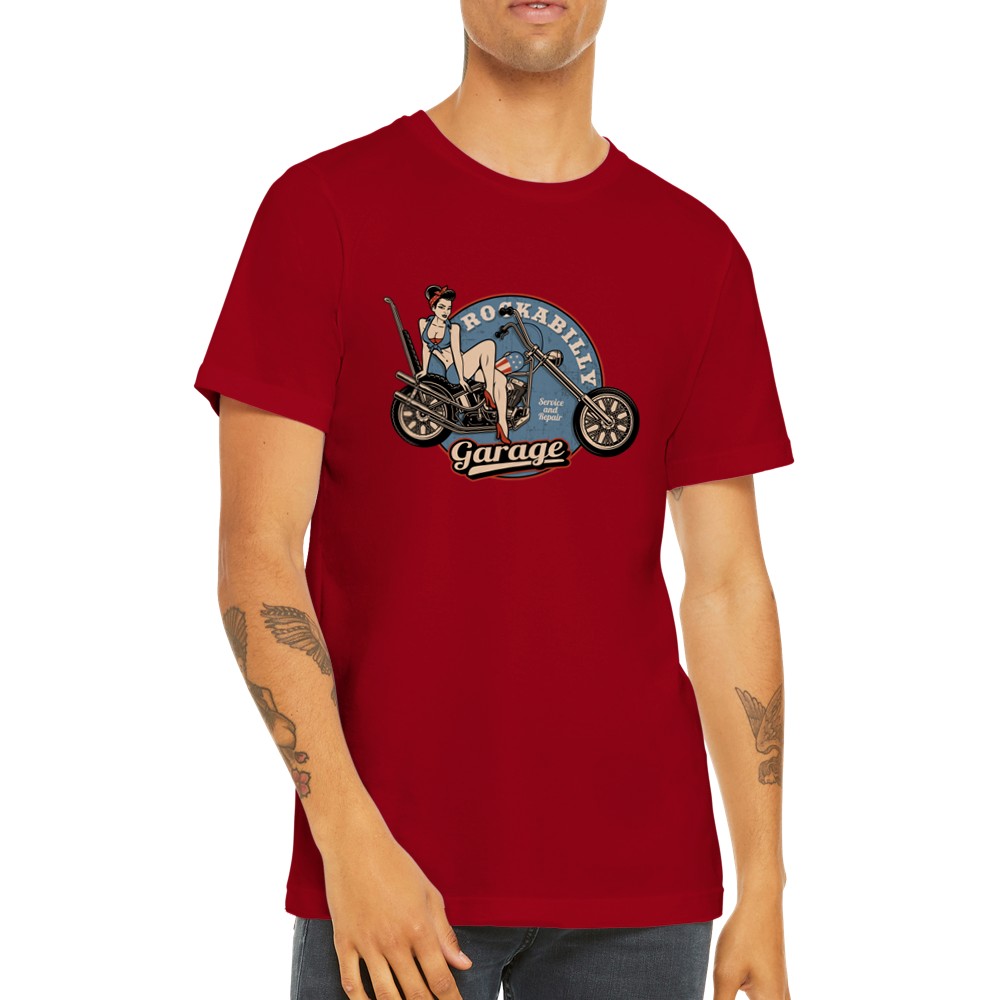 Musik T-shirts - Rockabilly Garage Vintage - Premium Unisex T-shirt