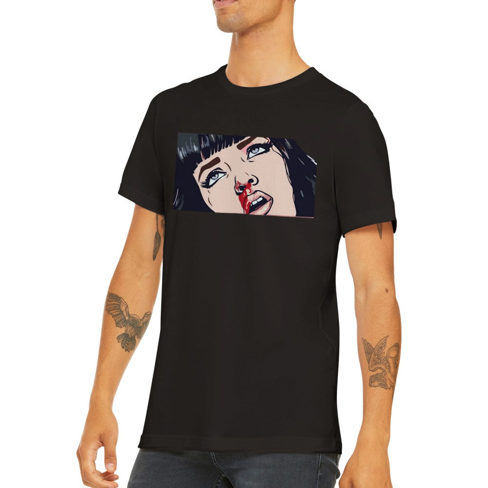 T-Shirt - Fiction Artwork - Mia Nose Bleed Premium Unisex T-Shirt