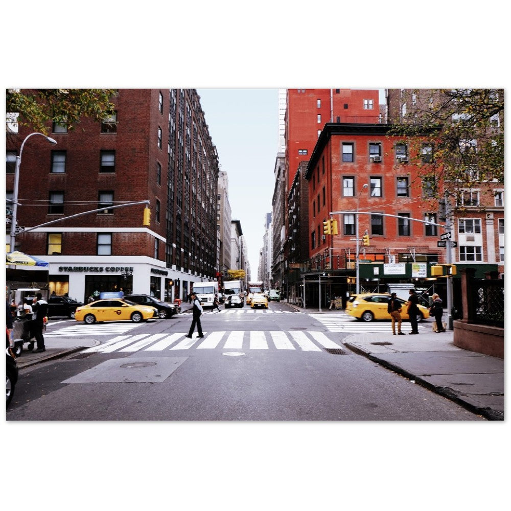 Poster - New York City Madison Avenue City Poster - Premium Matte Paper 