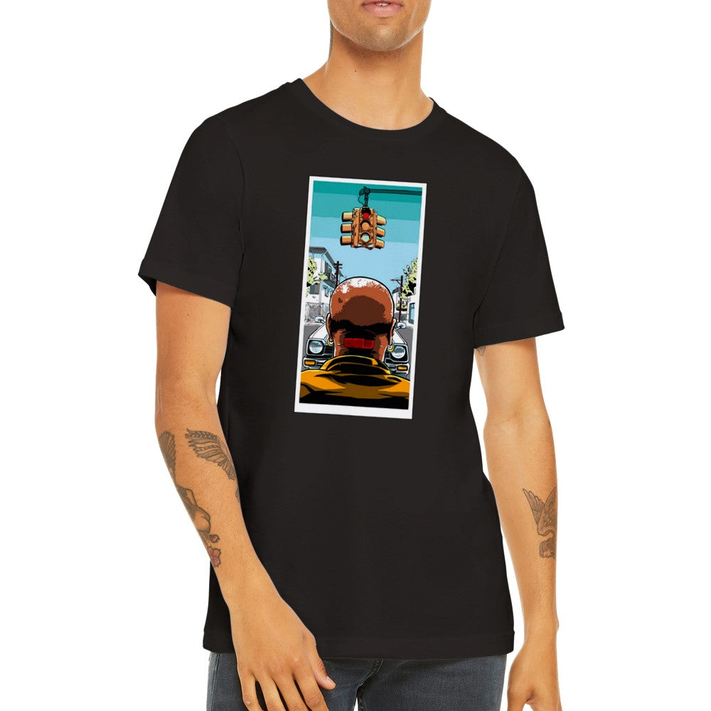 T-Shirt - Fiction Artwork - Marsellus Straßenlaterne Premium Unisex T-Shirt