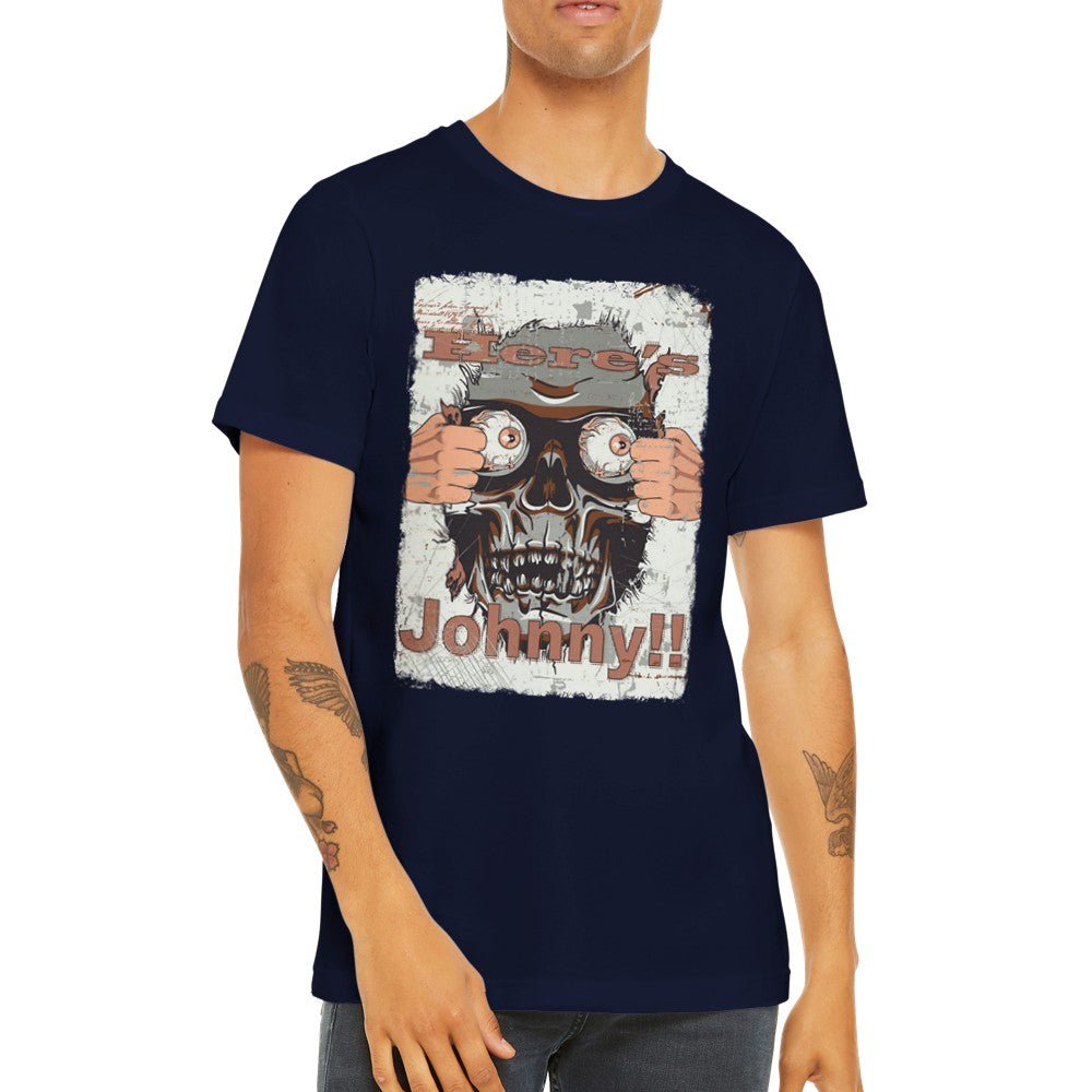 Film Artwork T-Shirts - Hier ist Johnny - Premium Unisex T-Shirt 