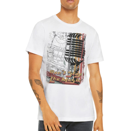 Musik-T-Shirts - Dont Stop the Music Artwork - Premium-Unisex-T-Shirt 
