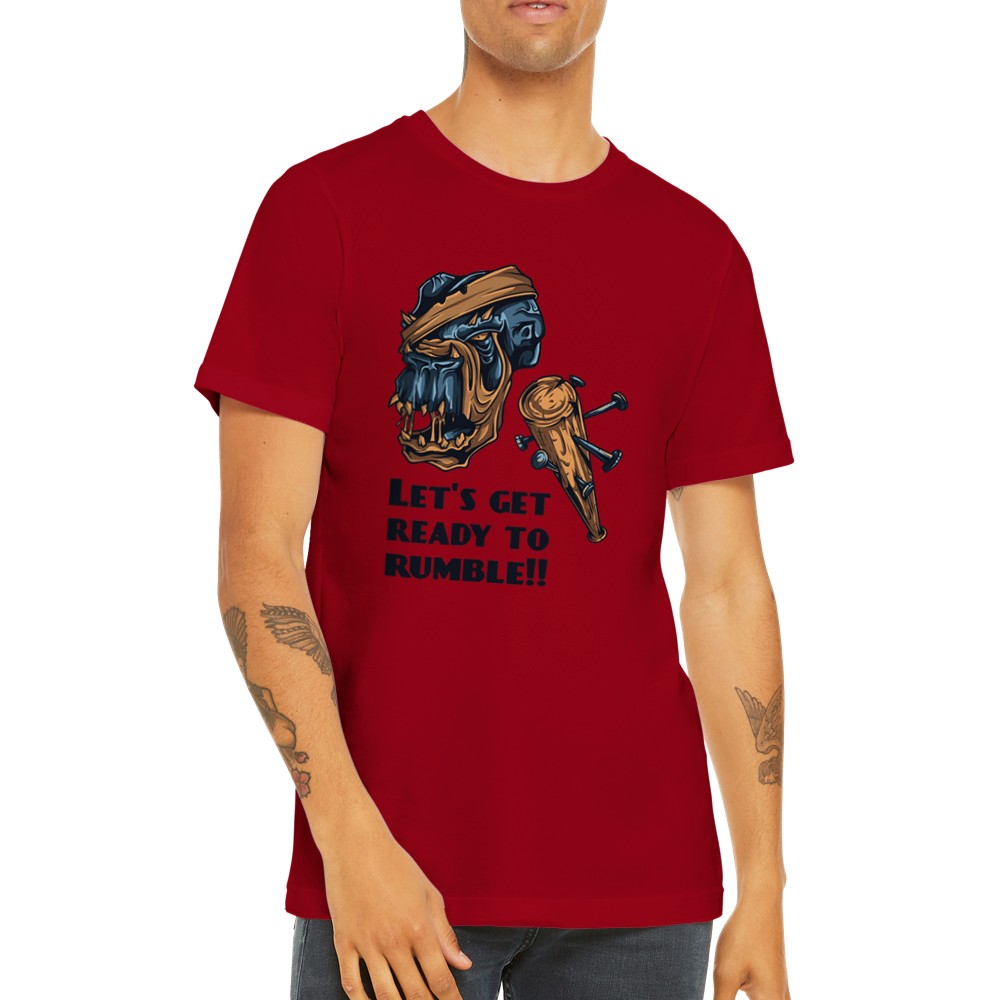 Artwork T-shirts - Lets Get Ready to Rumble - Premium Unisex T-shirt