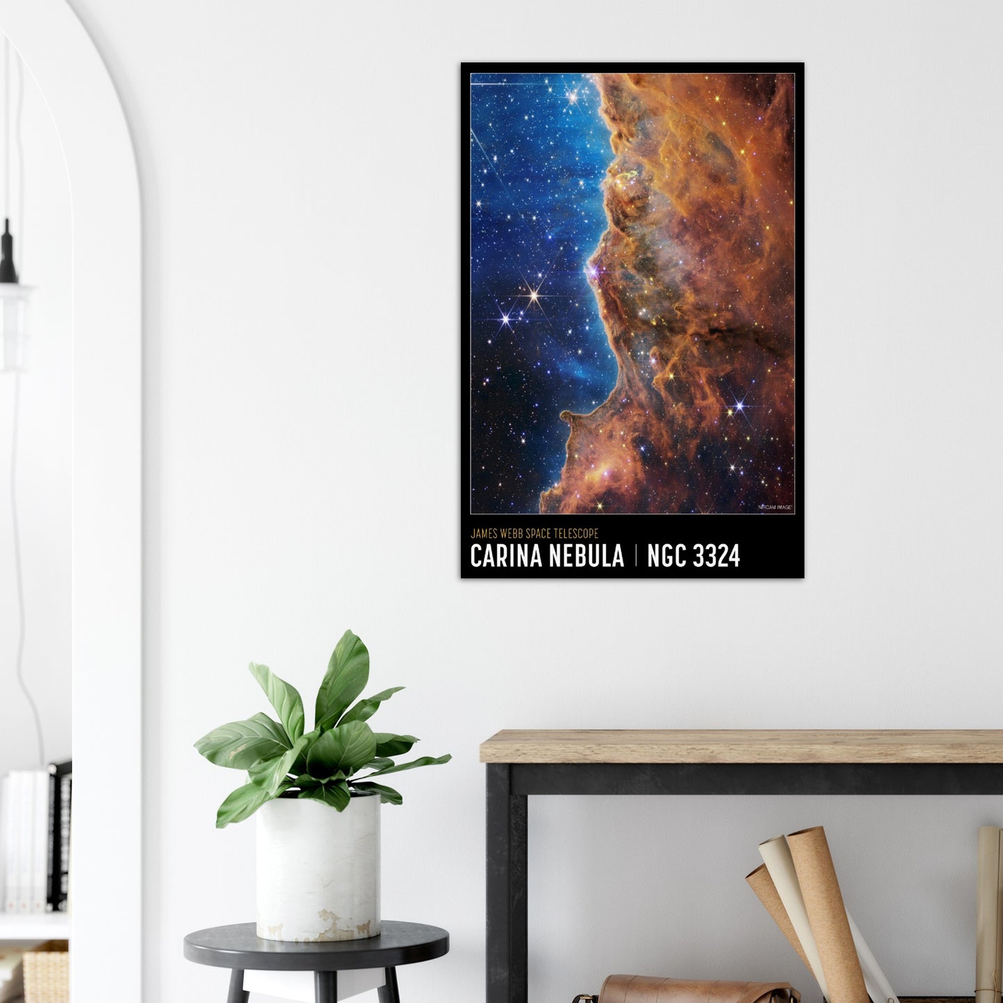 NASA Poster - Carina Nebula Poster from NASA's James Webb Space Telescope - Premium Matte Paper