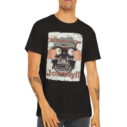 Film Artwork T-shirts - Heres Johnny - Premium Unisex T-shirt